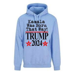 Kamala Was Born That Way Trump 2024 Unisex Surf Hoodie