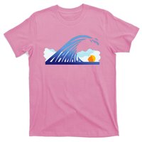 Kamala Wave Blue Wave Over Trump T-Shirt