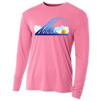 Kamala Wave Blue Wave Over Trump Cooling Performance Long Sleeve Crew