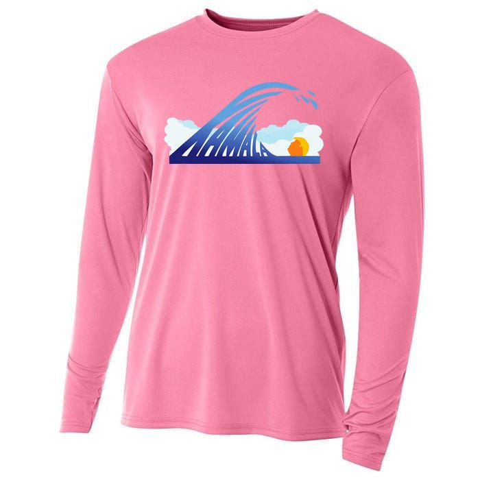 Kamala Wave Blue Wave Over Trump Cooling Performance Long Sleeve Crew