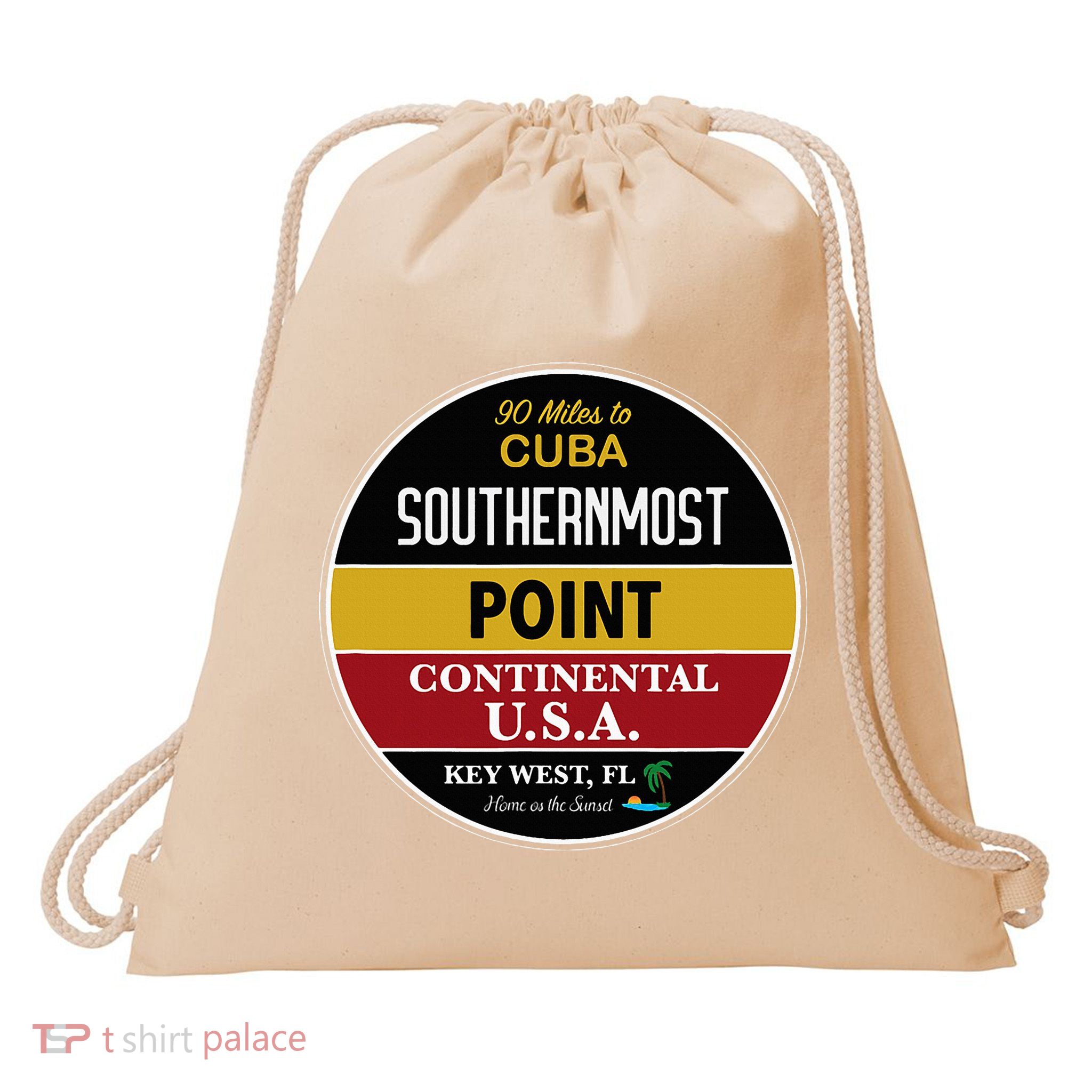 Key West Buoy Drawstring Bag
