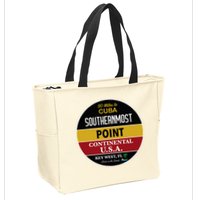 Key West Buoy Zip Tote Bag