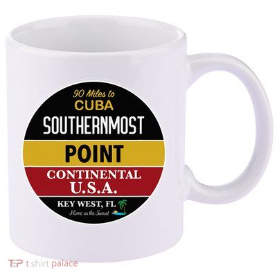 Key West Buoy 11oz C Handle Ceramic Mug