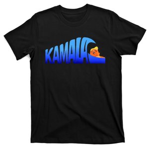 Kamala Wave Blue Wave Over Trump T-Shirt