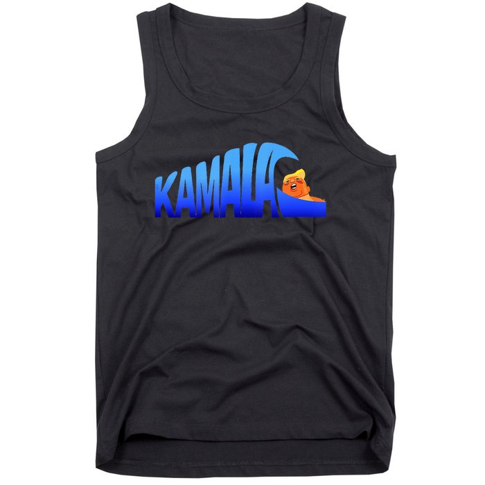 Kamala Wave Blue Wave Over Trump Tank Top