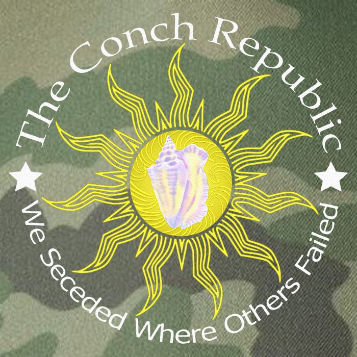 Key West Conch Republic Flag We Seceded Where Others Failed Legacy Tie Dye Trucker Hat