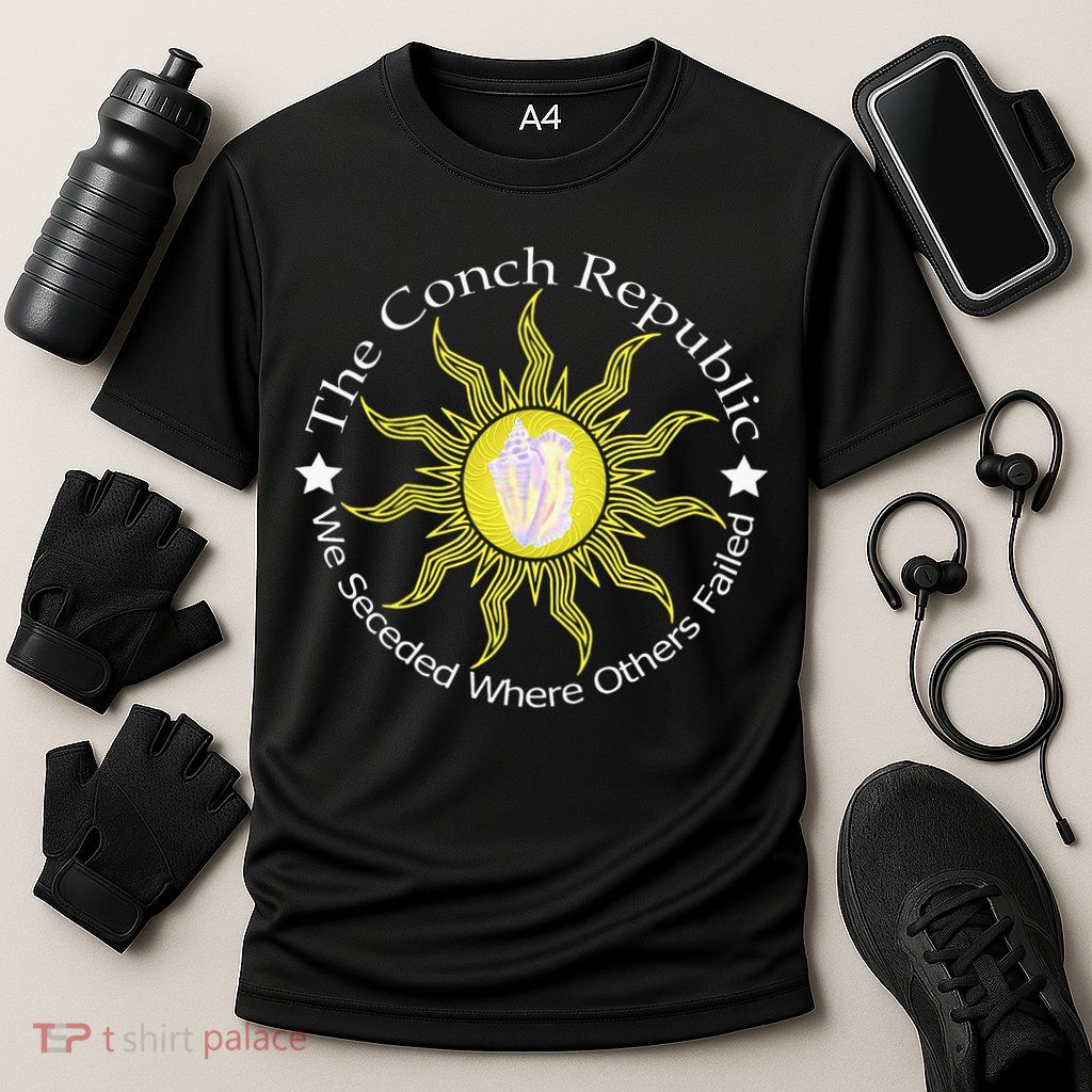 Key West Conch Republic Flag We Seceded Where Others Failed Performance Shirt