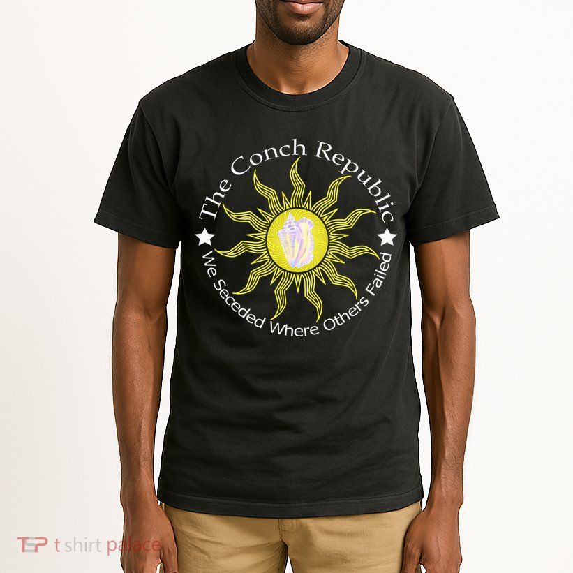 Key West Conch Republic Flag We Seceded Where Others Failed Tall T-Shirt