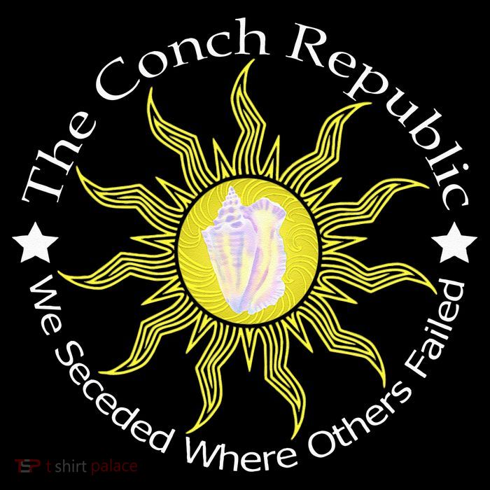 Key West Conch Republic Flag We Seceded Where Others Failed Tall T-Shirt