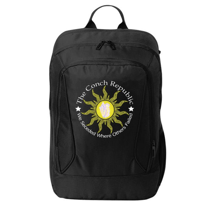 Key West Conch Republic Flag We Seceded Where Others Failed City Backpack