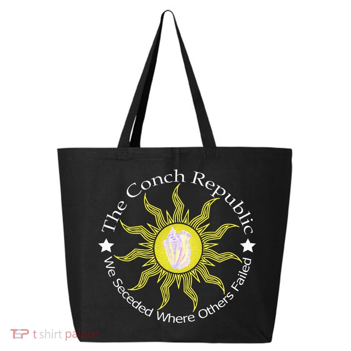 Key West Conch Republic Flag We Seceded Where Others Failed 25L Jumbo Tote