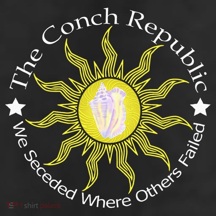 Key West Conch Republic Flag We Seceded Where Others Failed 25L Jumbo Tote