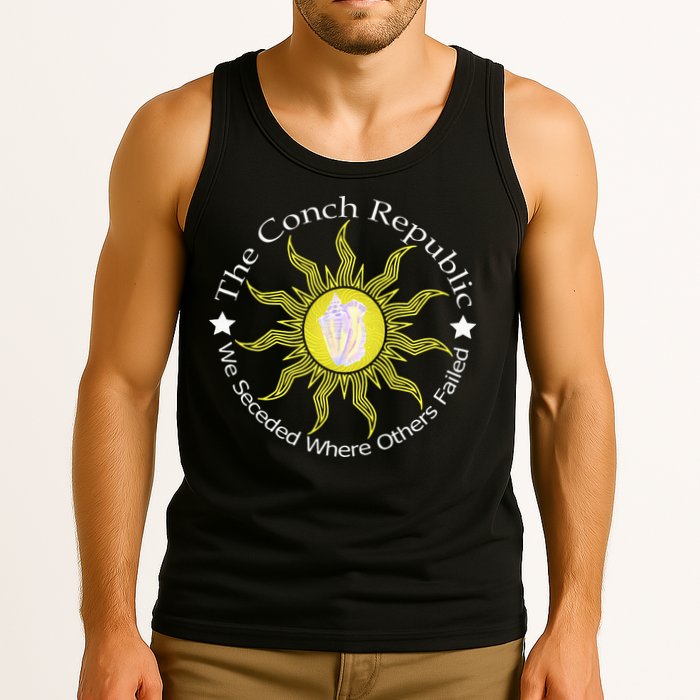 Key West Conch Republic Flag We Seceded Where Others Failed Tank Top