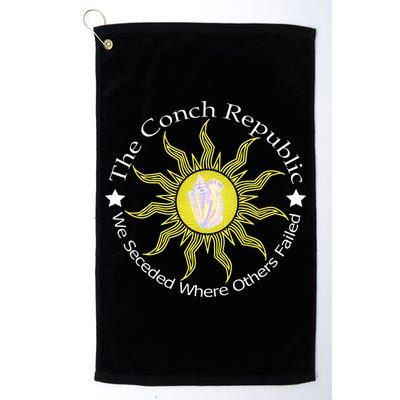 Key West Conch Republic Flag We Seceded Where Others Failed Golf Towel
