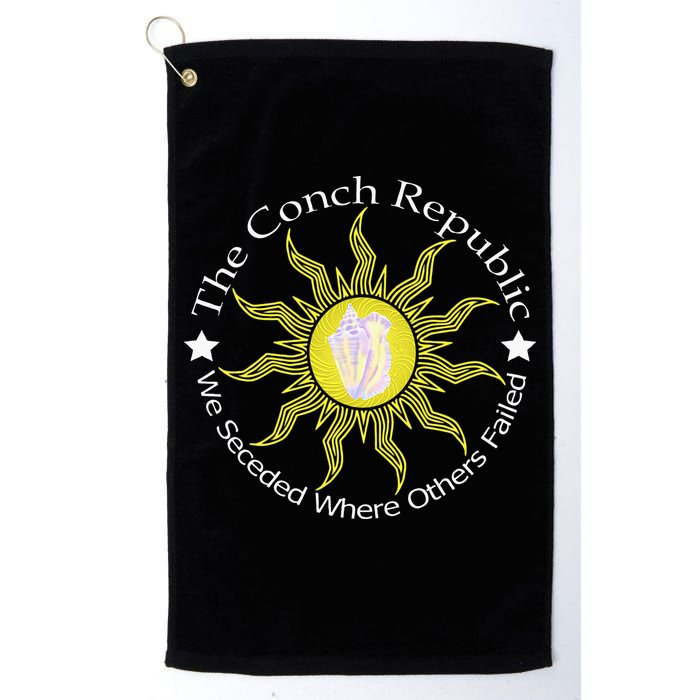 Key West Conch Republic Flag We Seceded Where Others Failed Golf Towel