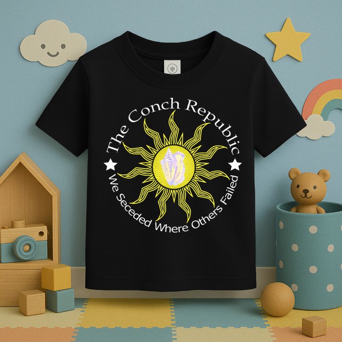 Key West Conch Republic Flag We Seceded Where Others Failed Toddler T-Shirt