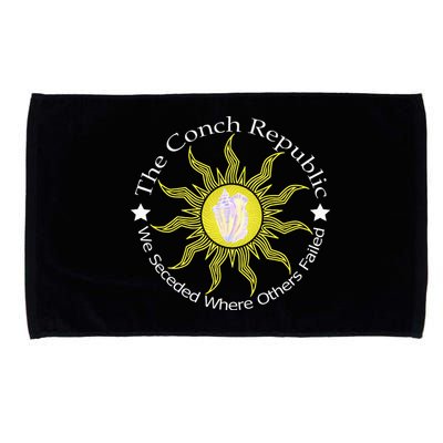 Key West Conch Republic Flag We Seceded Where Others Failed Microfiber Hand Towel