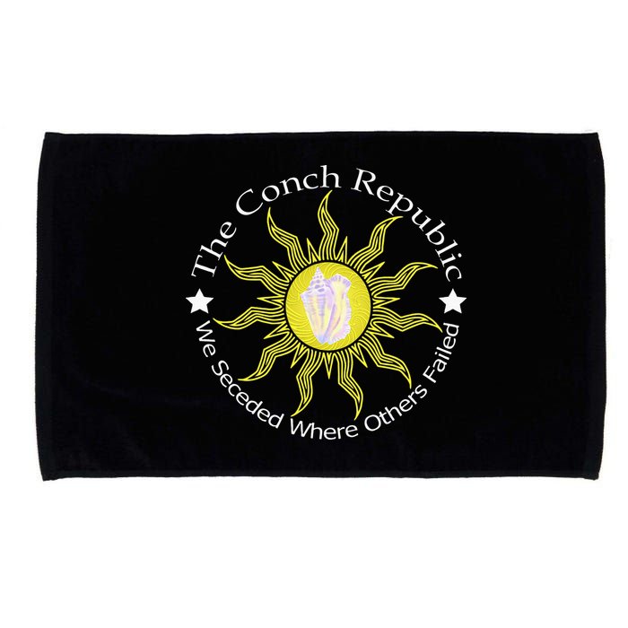 Key West Conch Republic Flag We Seceded Where Others Failed Microfiber Hand Towel