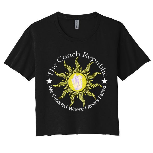 Key West Conch Republic Flag We Seceded Where Others Failed Crop Top