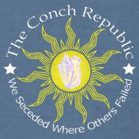 Key West Conch Republic Flag We Seceded Where Others Failed Garment-Dyed Sweatshirt