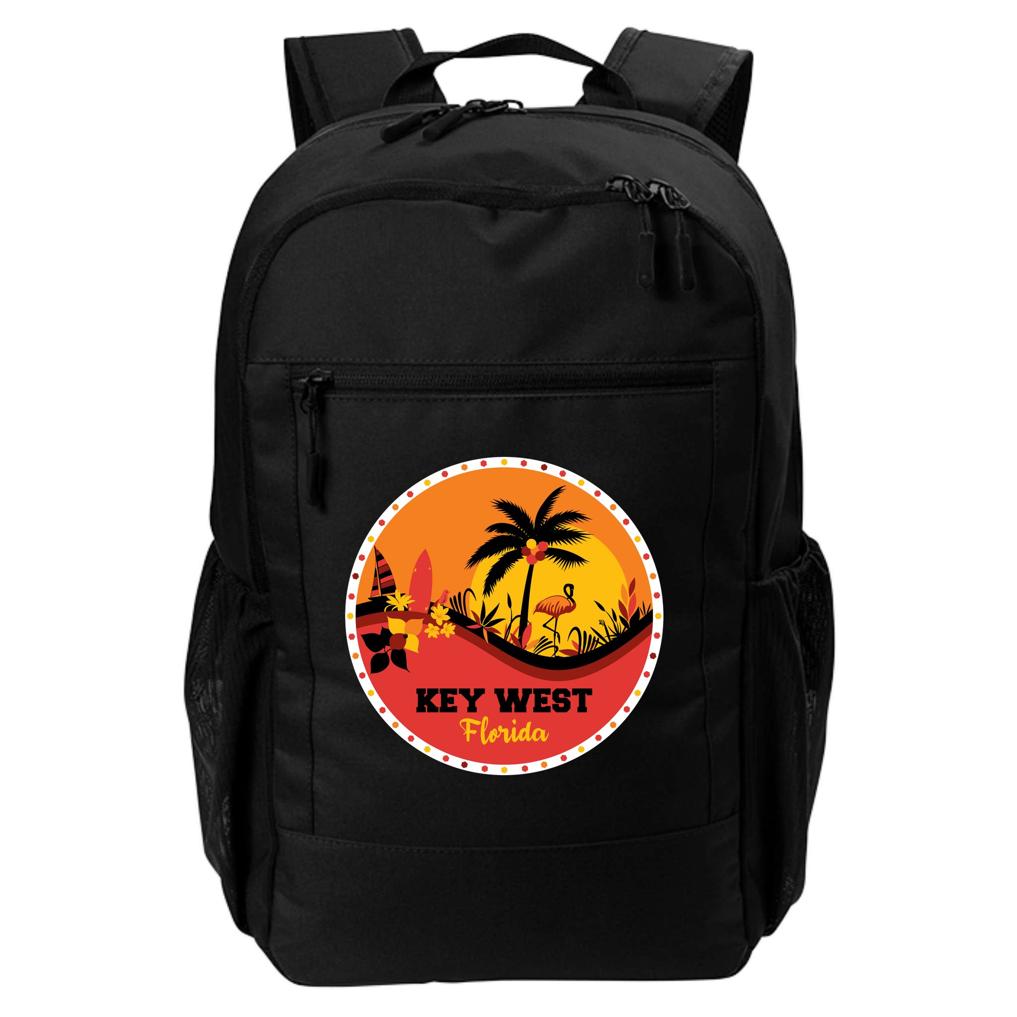 Key West Circular Logo Backpack