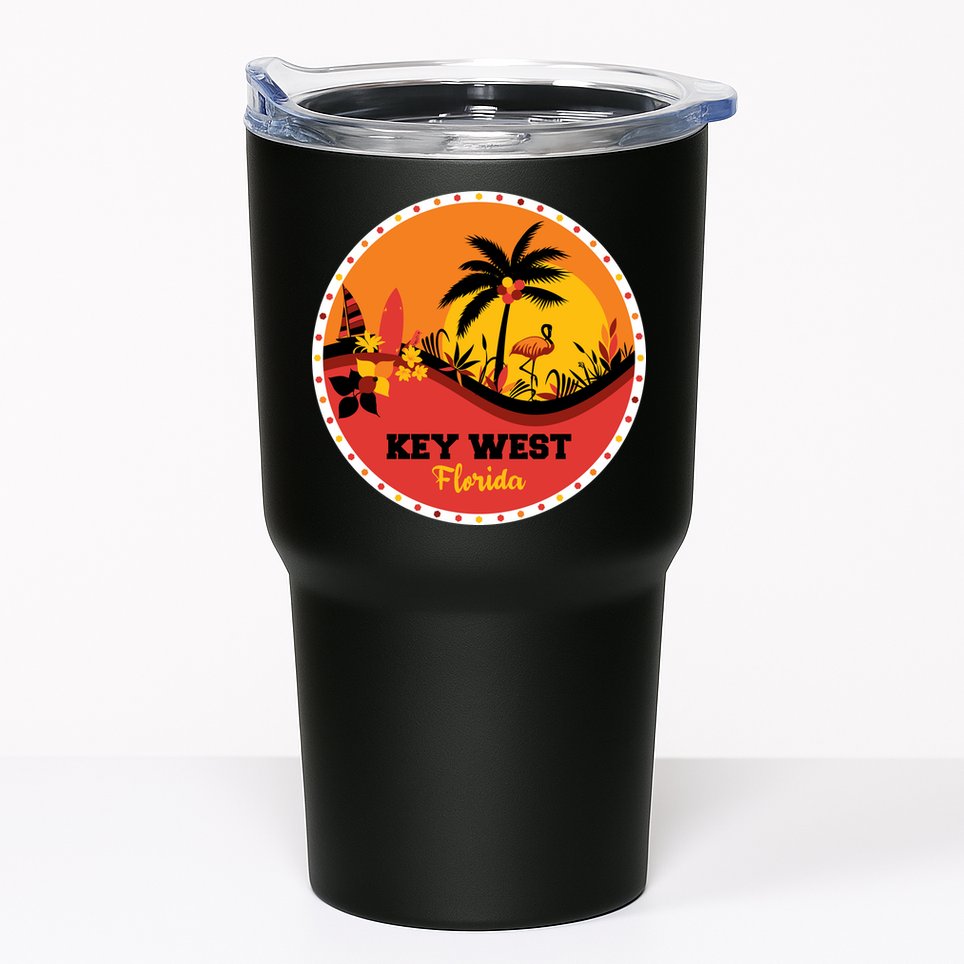 Key West Circular Logo Tumbler
