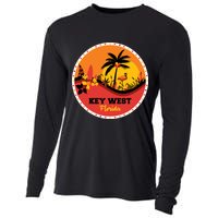 Key West Circular Logo Cooling Performance Long Sleeve Crew