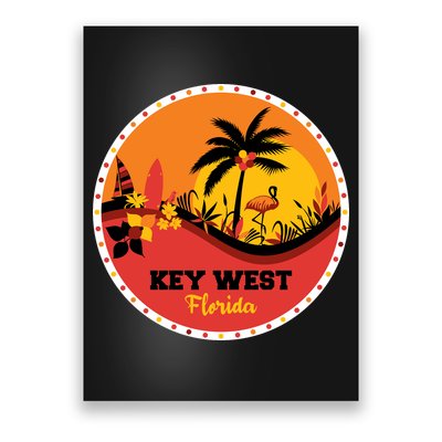 Key West Circular Logo Poster