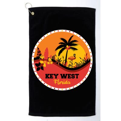Key West Circular Logo Golf Towel