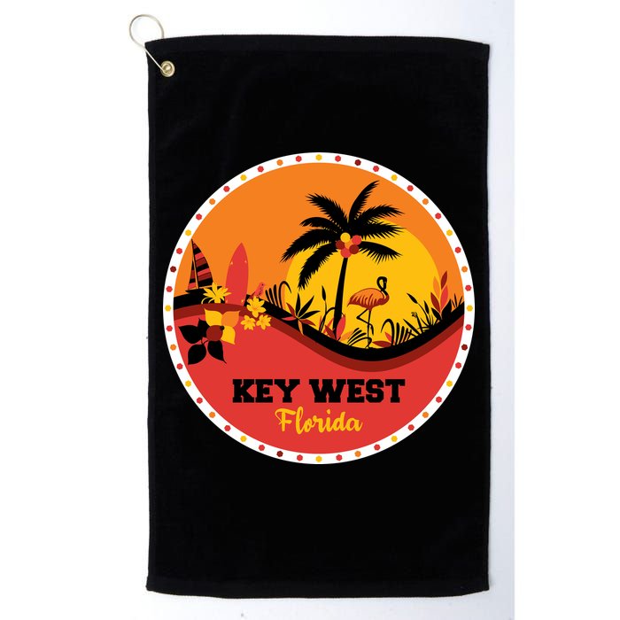 Key West Circular Logo Golf Towel