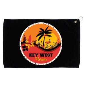 Key West Circular Logo Grommeted Golf Towel