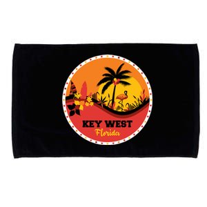 Key West Circular Logo Microfiber Hand Towel