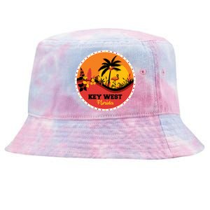 Key West Circular Logo Tie-Dyed Bucket Hat