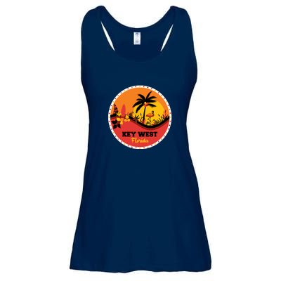 Key West Circular Logo Ladies Essential Flowy Tank