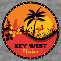 Key West Circular Logo Long Sleeve Shirt