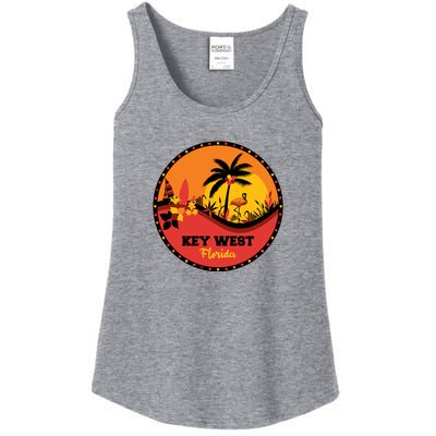 Key West Circular Logo Ladies Essential Tank