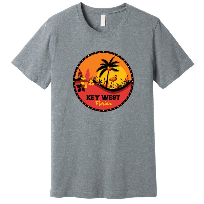 Key West Circular Logo Premium T-Shirt