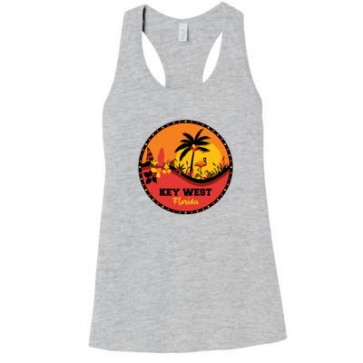 Key West Circular Logo Women's Racerback Tank