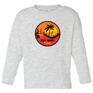 Key West Circular Logo Toddler Long Sleeve Shirt