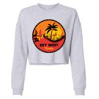 Key West Circular Logo Cropped Pullover Crew