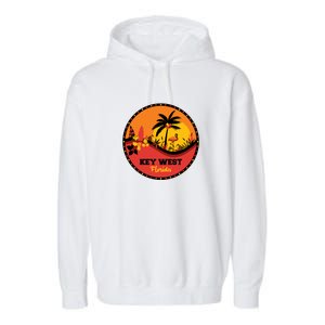 Key West Circular Logo Garment-Dyed Fleece Hoodie