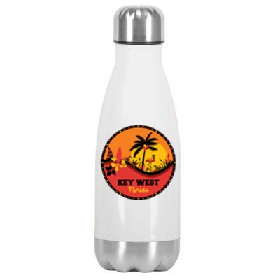 Key West Circular Logo Stainless Steel Insulated Water Bottle