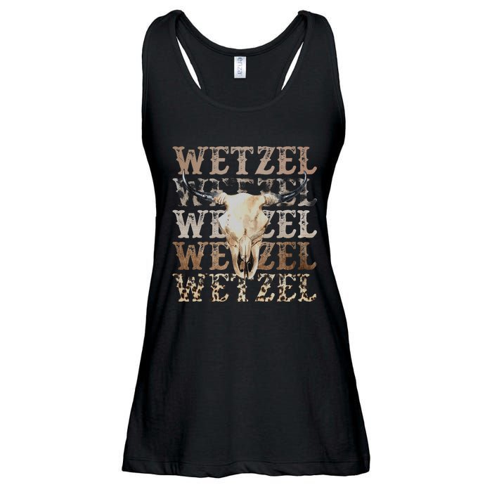 Koe Western Country Music Wetzel Bull Skull Ladies Essential Flowy Tank