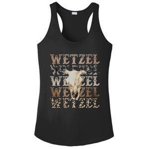 Koe Western Country Music Wetzel Bull Skull Ladies PosiCharge Competitor Racerback Tank