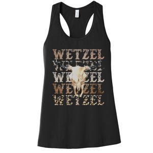 Koe Western Country Music Wetzel Bull Skull Women's Racerback Tank