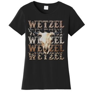 Koe Western Country Music Wetzel Bull Skull Women's T-Shirt