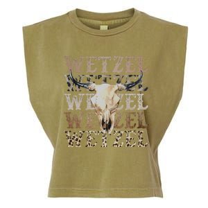 Koe Western Country Music Wetzel Bull Skull Garment-Dyed Women's Muscle Tee