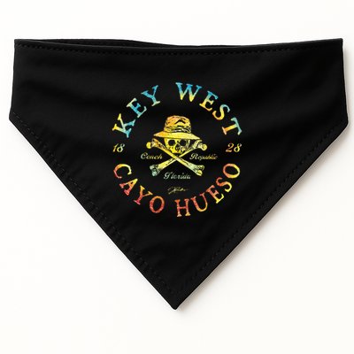Key West Cayo Hueso Fl Jolly Roger USA-Made Doggie Bandana