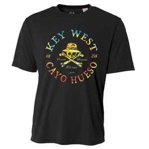 Key West Cayo Hueso Fl Jolly Roger Cooling Performance Crew T-Shirt