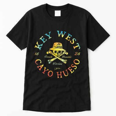 Key West Cayo Hueso Fl Jolly Roger Tall T-Shirt